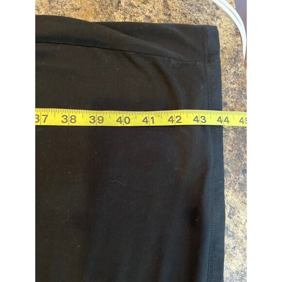 Good American Black Mock Neck Stretchy Sleeveless Midi Dress Plus Size 2X - Picture 8 of 8